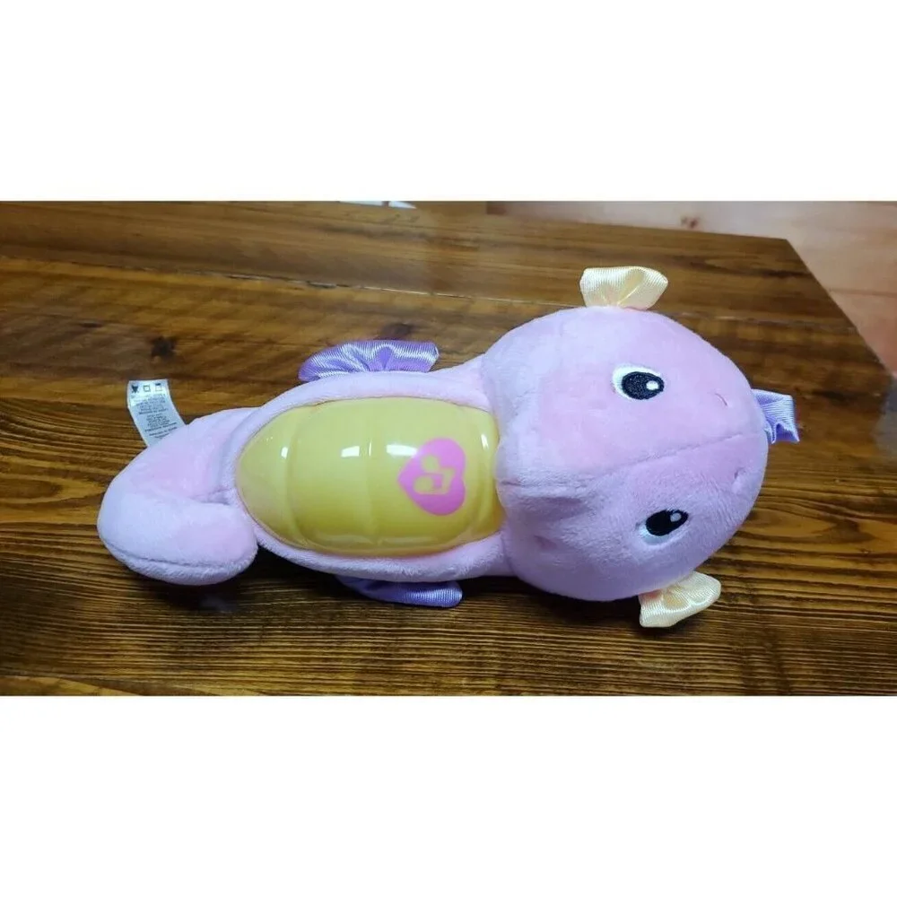 Fisher Price Pink Soothe & Glow Musical Baby Seahorse Sea Horse